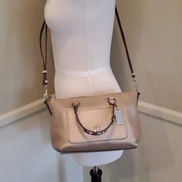 COACH Exotic Trim Emma Crossbody/Bag NWT - Picture 4 of 8